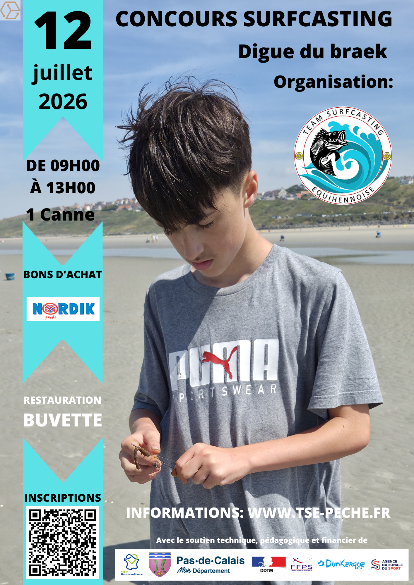Concours surfcasting sur la digue du break - Full Annonces