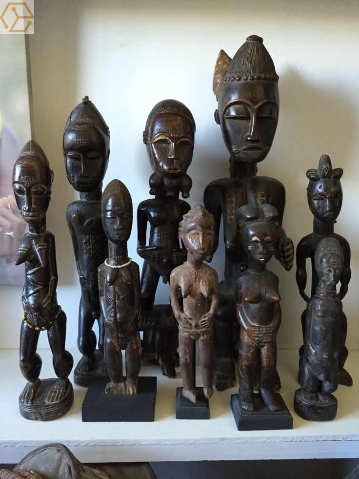 Lot de statuettes africaines en bois  Décoration  Collection - Full Annonces