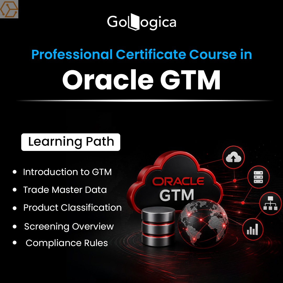 Oracle GTM Training Master Global Trade Compliance  Supply Chain Operations - Full Annonces